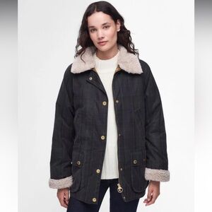 NWT Barbour Swainby waxed jacket size US 14